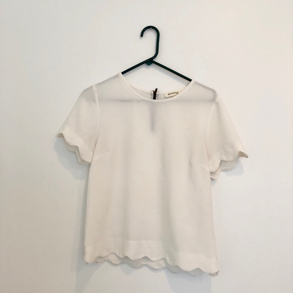 Scalloped blouse medium